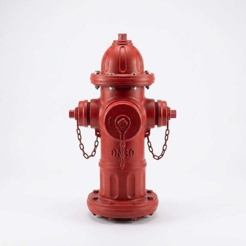Above-ground outdoor fire hydrant DN80